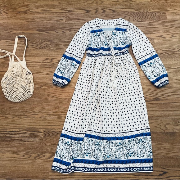 Long sleeve maxi dress! Size XS like new! - Picture 5 of 6